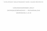 CRONOGRAMA 2017 DOSQUEBRADAS RISARALDA …salesianosjb.edu.co/web2/pdf/2017/cronograma2017.pdf · Primera Reunión Padres de Familia Primera Comunión ... Reunión de Asesores adultos