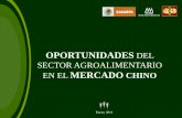 SECTOR AGROALIMENTARIO EN EL MERCADO … · mercado chino; iniciando con la integración de un Estudio de Gran Visión, del cual se ... CHINA-MÉXICO-UN ENCUENTRO DE SECTORES. COMERCIO