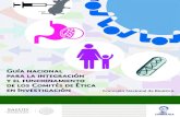 Comisión Nacional de Bioética - gob.mx · 4 Guía nacional para la integración y el funcionamiento de los Comités de Ética en Investigación Guía nacional para la integración