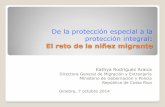 De la protección especial a la protección integral - … · De la protección especial a la protección integral: El reto de la niñez migrante Kathya Rodríguez Araica Directora