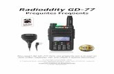 Radioddity GD-77 FAQ en català - fcr.cat · El meu GD-77 no rep res en FM analògica encara que el LED verd estigui encès. El LED verd encès no vol dir necessàriament que el so