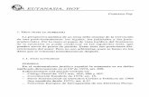 LA EUTANASIA, HOY - dadun.unav.edudadun.unav.edu/bitstream/10171/12779/1/PD_26-3_11.pdf · Tesis rwrmativas PRIMERA En el ordenamiento jurídico español la ... aborto, eutanasia