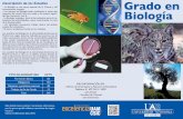 Descripción de los Estudios Grado en Biología · Este folleto tiene carácter meramente informativo, por lo que no podrá utilizarse como base de ningún ... - Estructura y dinámica