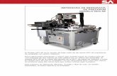 IMPRESORA DE SERIGRAFÍA DE PRECISIÓN … · El Modelo NCC.5E es la versión de bajo costo de las series NCC de impresoras de serigrafía con centro rotatorio. Pocos fabricantes