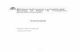 Currículum - ucm.esculos... · Titulo del proyecto: Nueva metodologías para perforación de materiales de fibra de carbono en encintado monolítico y otros materiales (Al, Ti) …