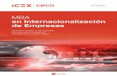 folleto mba en internacionalización de empresas · la gestión empresarial en el contexto internacional y en los principales ámbitos ... Fase 1 Conceptos básicos de gestión empresarial