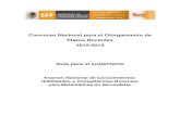 Concurso Nacional para el Otorgamiento de Plazas …concursonacional.sep.gob.mx/CONAPD12/guias/guia_302.pdf · Docentes para Matemáticas en Secundaria 6 Categorías taxonómicas