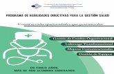 Programa de Habilidades Directivas para la Gestión …fundacionredclinica.cl/wp-content/uploads/2015/10/Programa-de... · del Diplomado en Habilidades Directivas (Mención Gestión