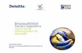 La responsabilidad social corporativa como factor ...igc-costarica.org/wp-content/uploads/igc/eventos/4ea73d2e1d... · ¿Por qué la RSC es un factor diferenciador de mercado? Beneficios