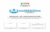 MANUAL DE ORGANIZACIÓN - caborcasonora.gob.mxcaborcasonora.gob.mx/informacion-publica/art70/i/Manual de... · manual de organizaciÓn del organismo operador municipal de agua potable,