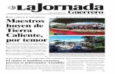 ACAPULCO, GUERRERO AÑO 11 NÚMERO 3843 Maestros huyen de …lajornada.digital/uploads/2017/09/8479.pdf · dición de alcalde de Iguala, y tampoco hizo nada para que se le ajustaran