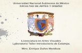 Universidad Nacional Autónoma de México FACULTAD DE ARTES Y DISEÑOblogs.fad.unam.mx/academicos/enrique_dufoo/wp-content/uploads/20… · Una segunda clasificación: Tiene en cuenta