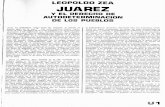LEDPDLDD ZEA JUAREZ - Revista de la Universidad … · LEDPDLDD ZEA JUAREZ y EL DERECHO DE AUTODETERMINACION DE LOS PUEBLOS "Entre los individuos, como entre las naciones, el respeto