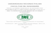 UNIVERSIDAD RICARDO PALMA FACULTAD DE …cybertesis.urp.edu.pe/bitstream/urp/436/1/Huartado_vn.pdf · mejorar sistemas de playas, no se ha probado en nuestro ... hidrobiología y