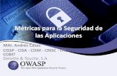 Métricas para la Seguridad de las Aplicaciones€¦ · Métricas para la Seguridad de las Aplicaciones MAI. Andrés Casas CISSP - CISA - CISM - CRISC - ITIL - COBIT Deloitte & Touche,