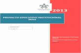 PROYECTO EDUCATIVO INSTITUCIONAL SENA - …rvcmar.org/PEI_SENA/PEI_SENA.pdf · Compromiso de calidad en el servicio ... 9.1 Principios orientadores del proceso de autoevaluación