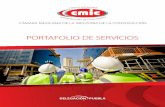 PORTAFOLIO DE SERVICIOS - cmicpuebla.org.mx · Transferencia electrónica CLABE: 002650012304188844 Banco Banamex INGRESOS (PESOS) Hasta 150 mdp 250 mdp ... servicio relacionado con