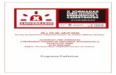 28 y 29 de abril 2016 - umaemergencias.es · presentaciÓn La Cátedra de Seguridad, Emergencias y Catástrofes de la Universidad de Málaga y el Dpto. Psicobiología y Metodología