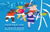 FESTES DE SANT ROC a Alaró 2018 - ajalaro.net · Sant Roc fa poble Siau benvingudes i benvinguts a les festes de Sant Roc! Rebem amb el nostre millor somriure l’arribada d’un