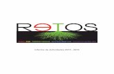 Informe de Actividades 2015 - 2016 - empleo.gob.es · Informe de actividades 2015-2016 3 1. Introducción ... con una visita guiada por Mérida para contemplar su patrimonio monumental