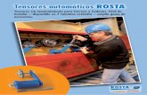 Tensores Automáticos ROSTA - Elementos de … · Tensores para aplicaciones especiales SE-R Brazo reforzado Brazo y cuerpo tensor soldados especialmente para su uso en motores y
