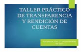 TALLER PRÁCTICO DE TRANSPARENCIA Y RENDICIÓN DE … · contabilidad gubernamental, caso prÁctico 4) normas emitidas por el conac en materia de transparencia 5) ... d.o.f. 04-05-2015,
