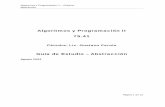 Cátedra: Lic. Gustavo Carolo - Algoritmos y … · Algoritmos y Programación II – Práctica Abstracción Página 1 de 12 Algoritmos y Programación II ... Mantener una documentación