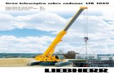 Grúa telescópica sobre cadenas LTR 1060 - liebherr.com · • Accionamiento de grúa diesel hidráulico, circuitos de aceite abiertos con control eléctrico „ LOAD SENSING“,