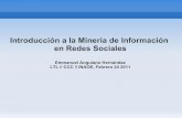 Introducción a la Minería de Información en Redes …ccc.inaoep.mx/labtl/uploads/Main/intro-mineria-redes-sociales.pdf · Descubrimiento de conocimiento sobre sentimientos en el