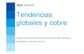 Tendencias globales y cobre - BBVA Research · globales y cobre Joaquín Vial, Economista Jefe América del Sur, BBVA Research Antofagasta, 11 de marzo de 2011. Tendencias globales