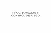 PROGRAMACION Y CONTROL DE RIEGO - …platina.inia.cl/.../curso1/curso_Programacion_y_control_de_riego.pdf · Evapotranspiración • Evapotranspiración---corresponde a la suma de