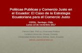 Politicas Publicas y Comercio Justo en el Ecuador: El Caso de la Estrategia Ecuatoriana para el Comercio Justo · • En su artículo 137, «Medidas de promoción.- El Estado […]
