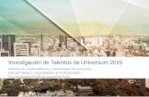 Informe de colaboradores | Universidad Veracruzana … · Informe de colaboradores | Universidad Veracruzana ... A través de nuestra visión única de los retos de reclutamiento