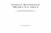 Saint Anthony Mary Claret - claretiansindia.orgclaretiansindia.org/images/libraryuploads/claret_autobiography... · Viñas, José María, San Antonio María Claret: Autobiografia