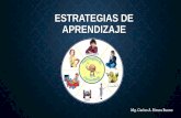 ESTRATEGIAS DEL APRENDIZAJE - … DEL APRENDIZA… · utilizados por el agente de enseñanza para promover aprendizajes significativos, (Díaz, F. y Hernández, G. 2001) Las estrategias