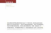 JURISPRUDENCIA Y TESIS AISLADAS …ramirezornelas.com/wp-content/uploads/2017/11/REPORTE-TESIS-2015... · capÍtulo i. pleno de la ... sÍ puede ser considerado contrario al derecho
