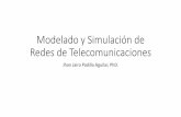Modelado y Simulación de Redes de Telecomunicacionesjpadilla.docentes.upbbga.edu.co/Simulacion redes/1-Introduccion... · computador •La Simulación es una herramienta de análisis