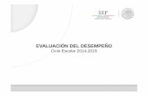 Ciclo Escolar 2014-2015 - Sistema de Información de ...sicam.seduzac.gob.mx/cespdz/assets/ev_del_-desemp_eb_ems.pdf · directivos de Educación Básica, y del personal docente de
