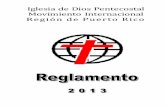 Iglesia de Dios Pentecostal Movimiento Internacional ...idpmipr.org/rpr/wp-content/uploads/Reglamento-Region-de-Puerto... · 16 coordinación de las estructuras administrativas de