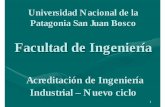 Universidad Nacional de la Patagonia San Juan Bosco · 9 Planes de mejora • Los planes de mejora deben ser precisos y creíbles. • Por cada uno, se debe indicar: – Objetivos