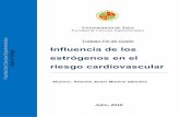 Influencia de los estrógenos en el riesgo cardiovasculartauja.ujaen.es/bitstream/10953.1/3953/1/TFG_Moreno_Sanchez_Antonio... · Los estrógenos se definen como compuestos químicos