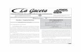 L La Gacetaa Gaceta - Observatorio Honduras ... · La primera imprenta llegó a Honduras en 1829, ... M. D. C., HONDURAS, C. A. MIÉRCOLES 18 DE ENERO ... días calendario anteriores