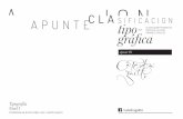 APUNTE CLA SIFICACION tipo-catedragaitto.com/pdf/nivel_uno/2017/Apunte_1_Clasificacion... · Manual de Tipografía John Kane Colección GG Diseño ISBN: 9788425219801. NI VEL 1 tipo-grafía
