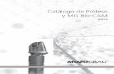 Catálogo de Prótesis y MG Bio-CAM - Mozo Grau · referencia del implante, número de serie, orden de fabricación, plano del implante, fecha de fabricación, fecha de verifica-