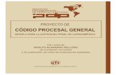PROYECTO - ACADEMIA VIRTUAL DE DERECHO€¦ · Proyecto de Código Procesal General: modelo para la justicia no ... por Colombia, Hernando Devis ... Proyecto –y desde la propia