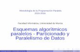 Metodolog a de la Programaci n Paralela 2015-2016dis.um.es/~domingo/apuntes/AlgProPar/1617/ParDatos.pdf · Distribucion del trabajo entre los hilos ... Ejemplo - Multiplicacion de