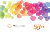 FETS I XIFRES 2016 - Mtua Terrassa .la Junta el Sr. Josep Betriu i Pi, per haver assolit l'edat