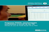 Programa PoEta: oportunidades económicas a través de las … · económicas a través de las tic Estudio de caso de Huella Social TIC en Perú ... y aunque este concepto puede ser