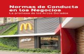 Normas de Conducta en los Negociosstage-corporate.mcdonalds.com/content/dam/gwscorp/corporate... · Estoy muy orgulloso de nuestro compromiso con la ética y de nuestra reputación