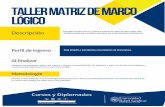 TALLER MATRIZ DE MARCO LÓGICO - url.edu.gt. Taller matriz de... · Este taller permite conocer y aplicar el método de matriz de marco lógico para Descripción identiﬁcar problemas
